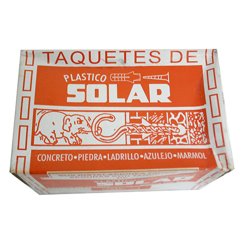 Taquete De Plast Solar9.5 (3/8)C/50 Pz